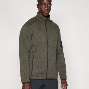 Fleece jacket - olive/nero Fleece jacket - olive/nero
