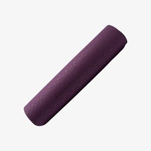 Yoga mat - burgundy lt pink Yoga mat - burgundy lt pink