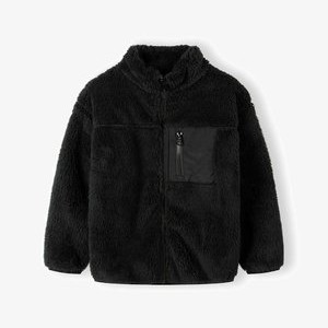 ZIP THROUGH WITH POCKET - Fleece jacket - dark blue ZIP THROUGH WITH POCKET - Fleece jacket - dark blue