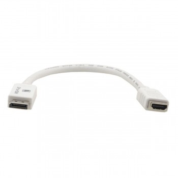 Кабель DisplayPort на HDMI Kramer DP - HDMI 0.3m Белый 30 cm 300 cm