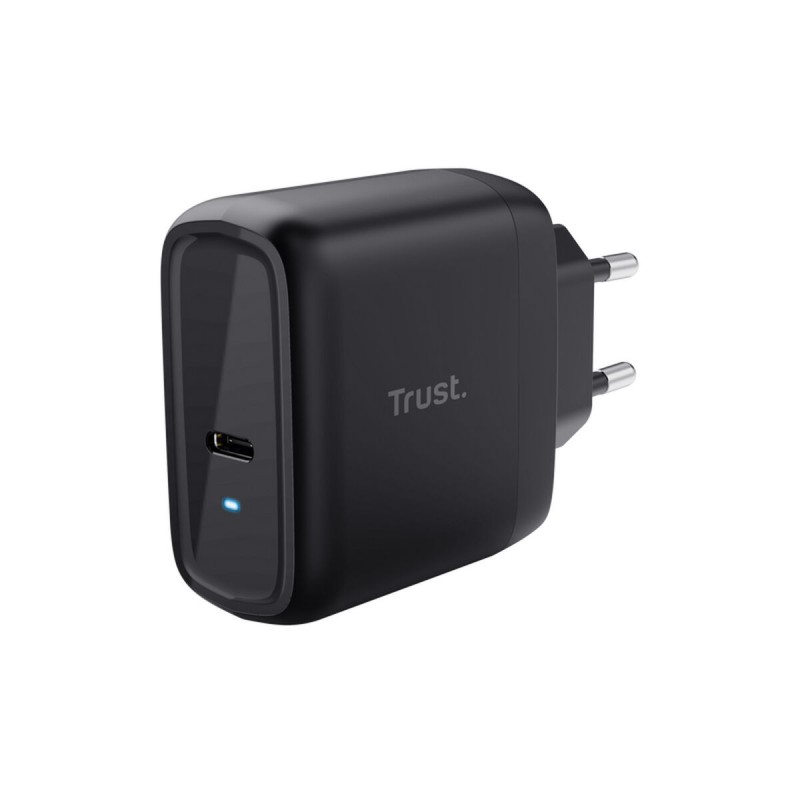 Зарядное для розетки + Кабель-USB-C Trust 24817 Чёрный 65 W