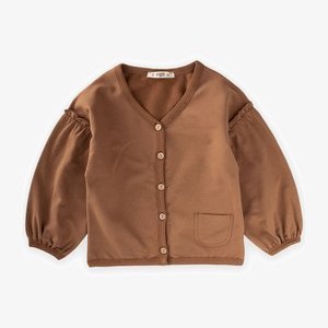 Zip-up sweatshirt - brown Zip-up sweatshirt - brown