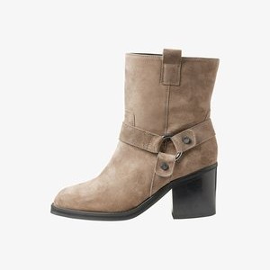Cowboy/biker ankle boot - taupe Cowboy/biker ankle boot - taupe