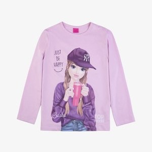 LANGARM - Long sleeved top - pink lavender