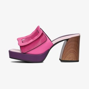 9238 MAAT - Heeled mules - roze 9238 MAAT - Heeled mules - roze