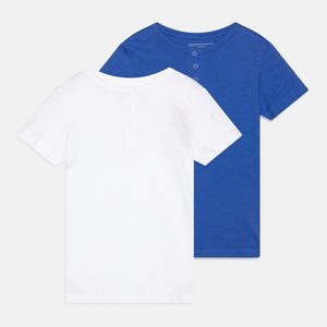 2 PACK - Basic T-shirt - off-white/blue 2 PACK - Basic T-shirt - off-white/blue