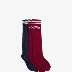 2 PACK - Knee high socks - vintage red 2 PACK - Knee high socks - vintage red