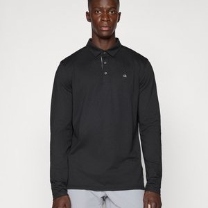 BAYARD LONGSLEEVE - Polo shirt - black BAYARD LONGSLEEVE - Polo shirt - black
