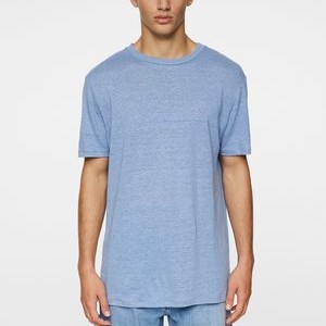 COMA TEE - Basic T-shirt - rain washed COMA TEE - Basic T-shirt - rain washed