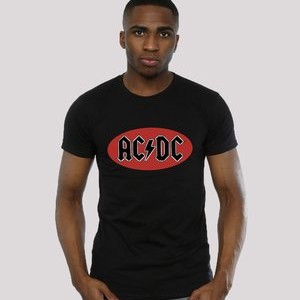 ACDC RED CIRCLE LOGO PREMIUM ROCK METAL MUSIK BAND FAN MERCH F - Print T-shirt - black ACDC RED CIRCLE LOGO PREMIUM ROCK METAL MUSIK BAND FAN MERCH F - Print T-shirt - black