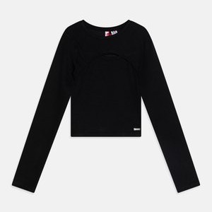 BASIC DETAIL - Long sleeved top - deep black BASIC DETAIL - Long sleeved top - deep black