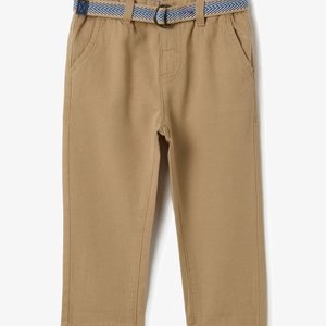 WITH BELT - Trousers - beige WITH BELT - Trousers - beige