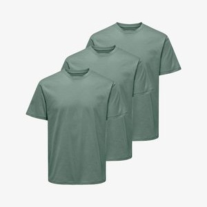 3 PACK - Basic T-shirt - iceberg green 3 PACK - Basic T-shirt - iceberg green