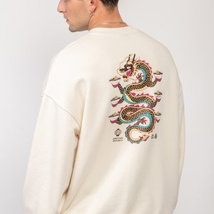 CREW TIANLONG UNISEX - Sweatshirt - ivory CREW TIANLONG UNISEX - Sweatshirt - ivory