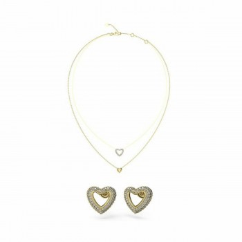 Женский комплект из ожерелья и серег Guess JUBS05076JWYGT-U Позолоченный