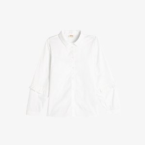 BASIC - Button-down blouse - white BASIC - Button-down blouse - white