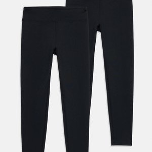 2 PACK KIDS SPORTS LEGGINGS - Leggings - Trousers - black