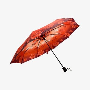 KLEINER PARIS DESIGN MUSTER - Umbrella - rot KLEINER PARIS DESIGN MUSTER - Umbrella - rot