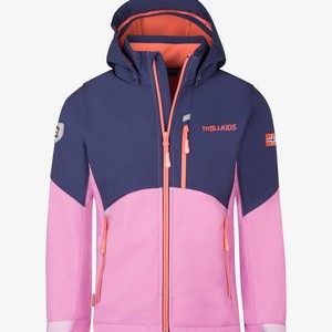 BALESTRAND - Soft shell jacket - deep violet light violet coral pink BALESTRAND - Soft shell jacket - deep violet light violet coral pink