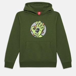 YOUTH HAND DOT FRONT HOOD UNISEX - Sweatshirt - dark moss YOUTH HAND DOT FRONT HOOD UNISEX - Sweatshirt - dark moss