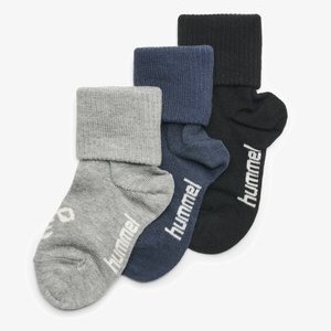 SORA 3-PACK - Sports socks - black/grey melange/blue nights SORA 3-PACK - Sports socks - black/grey melange/blue nights