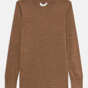 LONG SLEEVES UNISEX - Long sleeved top - warm brown LONG SLEEVES UNISEX - Long sleeved top - warm brown