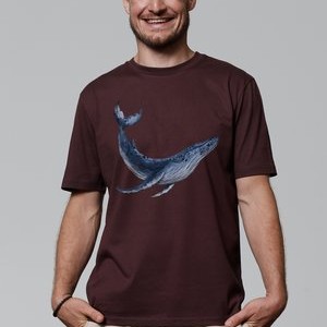 WAL - Print T-shirt - red brown WAL - Print T-shirt - red brown