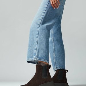 F-MODE CHELSEA - Wedge Ankle Boots - bruin F-MODE CHELSEA - Wedge Ankle Boots - bruin