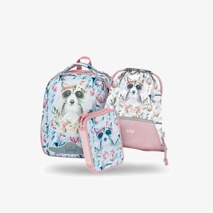3 SET ERGONOMISCHE  - School bag - weiß