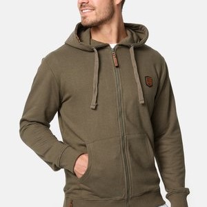 Zip-up sweatshirt - army Zip-up sweatshirt - army