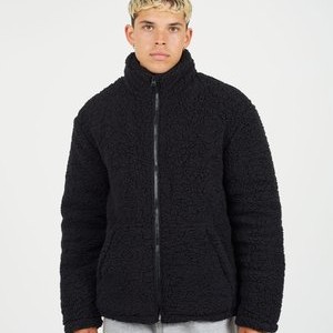 EDISON - Fleece jacket - black EDISON - Fleece jacket - black