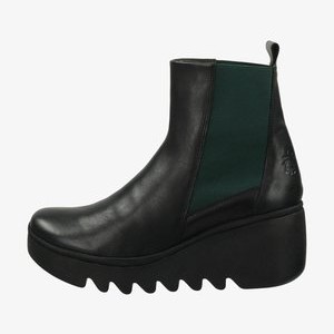 Wedge Ankle Boots - black tealelastic Wedge Ankle Boots - black tealelastic