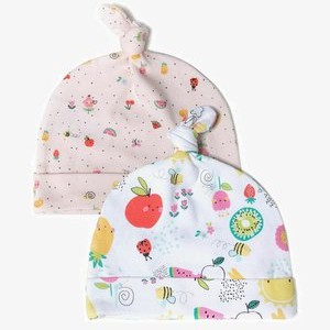 2 PACK - Beanie - light pink/white 2 PACK - Beanie - light pink/white