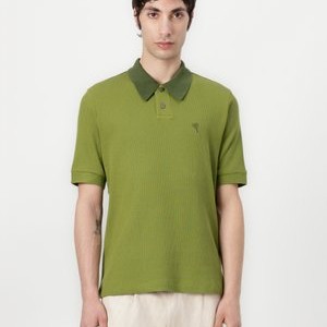 WAFFLE - Polo shirt - green WAFFLE - Polo shirt - green