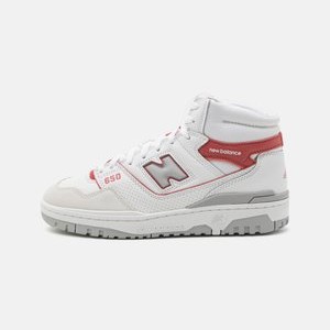 650 - High-top trainers - white/red 650 - High-top trainers - white/red