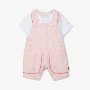 BABY DUNGAREES T-SHIRT GIFT BOX - Baby gifts - pink pale BABY DUNGAREES T-SHIRT GIFT BOX - Baby gifts - pink pale