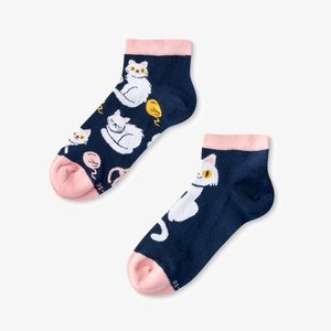 1 PAAR MIT 2 UNTERSCHIEDLICHEN DESIGNS MOTIV KÄTZCHEN - Socks - mehrfarbig 1 PAAR MIT 2 UNTERSCHIEDLICHEN DESIGNS MOTIV KÄTZCHEN - Socks - mehrfarbig