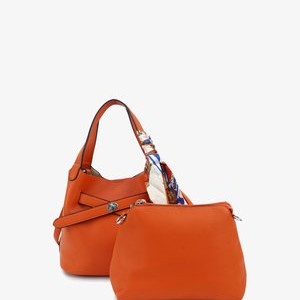 MALU SET - Wash bag - sunset orange MALU SET - Wash bag - sunset orange