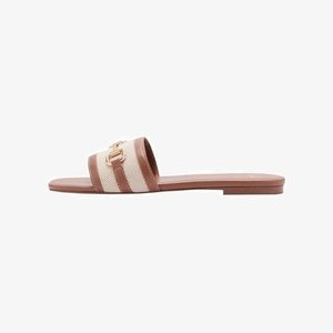 WITH BUCKLE - Mules - brown WITH BUCKLE - Mules - brown