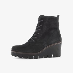 Wedge Ankle Boots - schwarz cognac Wedge Ankle Boots - schwarz cognac