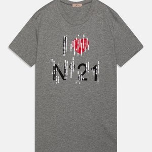UNISEX - Print T-shirt - medium grey melange UNISEX - Print T-shirt - medium grey melange