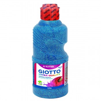 Темпера Giotto Glitter Синий 250 ml (8 штук)