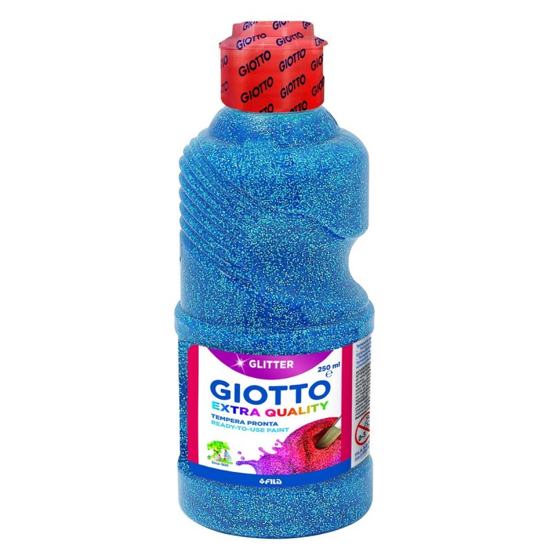 Темпера Giotto Glitter Синий 250 ml (8 штук)