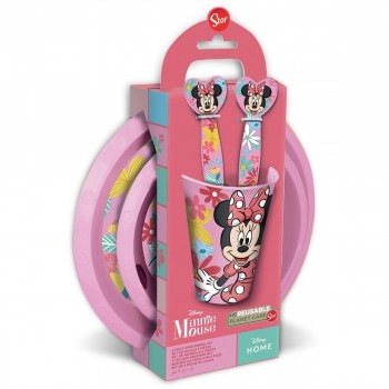 Детский набор посуды Minnie Mouse CZ11312 Розовый 5 Предметы