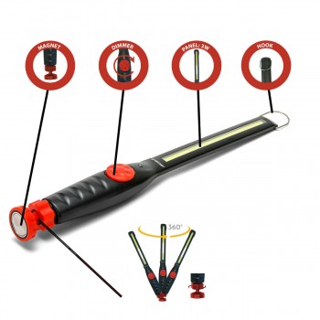 фонарь Velamp BLACKMAN 3 W 150 Lm Зарядное устройство