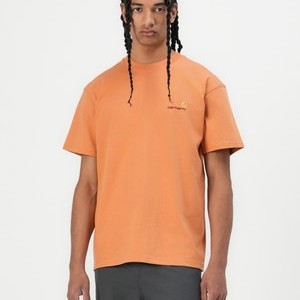 AMERICAN SCRIPT - Basic T-shirt - orange AMERICAN SCRIPT - Basic T-shirt - orange