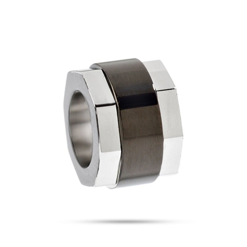 Мужские бусы Sector SAAL04 Чёрный Серебристый