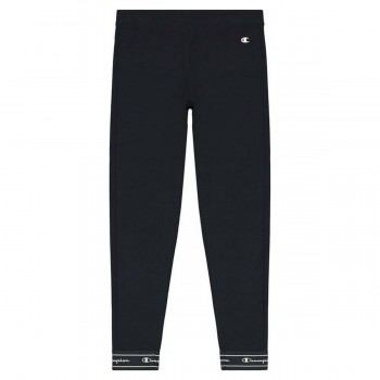 Женские спортивные колготки Champion Crop Logo Tape W Темно-синий