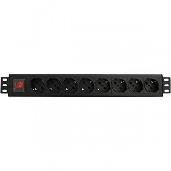 Сетевой фильтр 8 Tomas Schuko WP WPN-PDU-G01-08 Чёрный