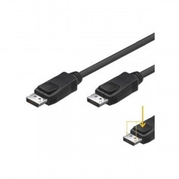 Кабель Displayport Ewent EW-140100-020-N-P Чёрный 2 m